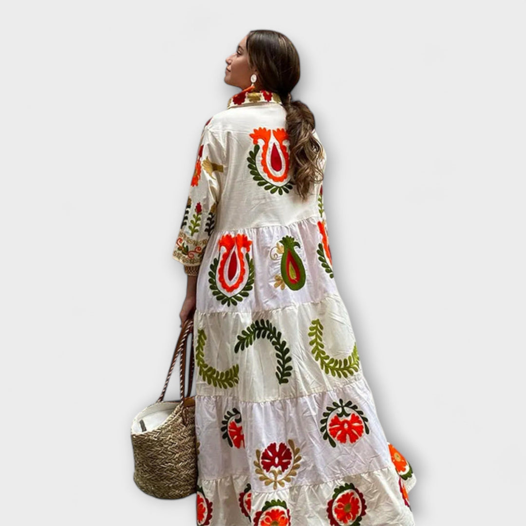 Diona - Elegant Bloemenjurk