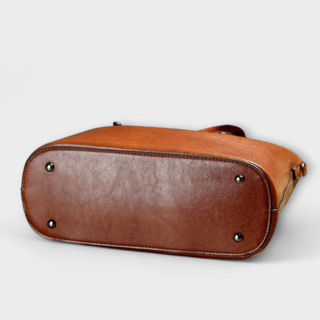 Tove | Vintage leren schoudertas voor dames