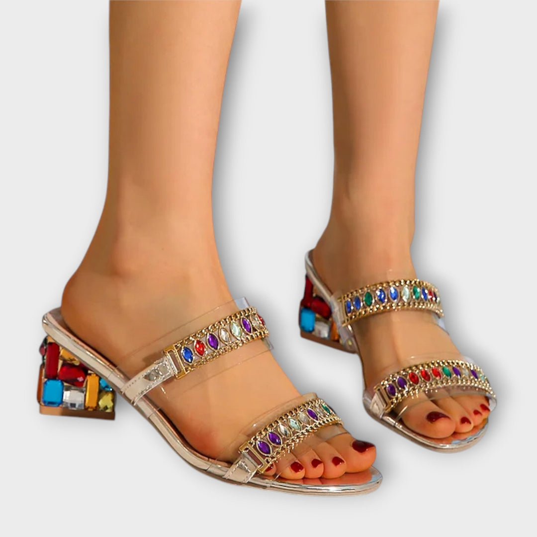 Brianna - Plateausandalen met chunky hak