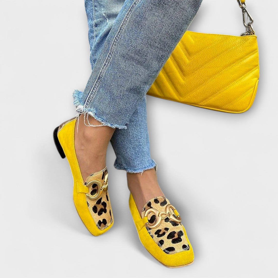 Calista – Luipaardpatroon en metallic details