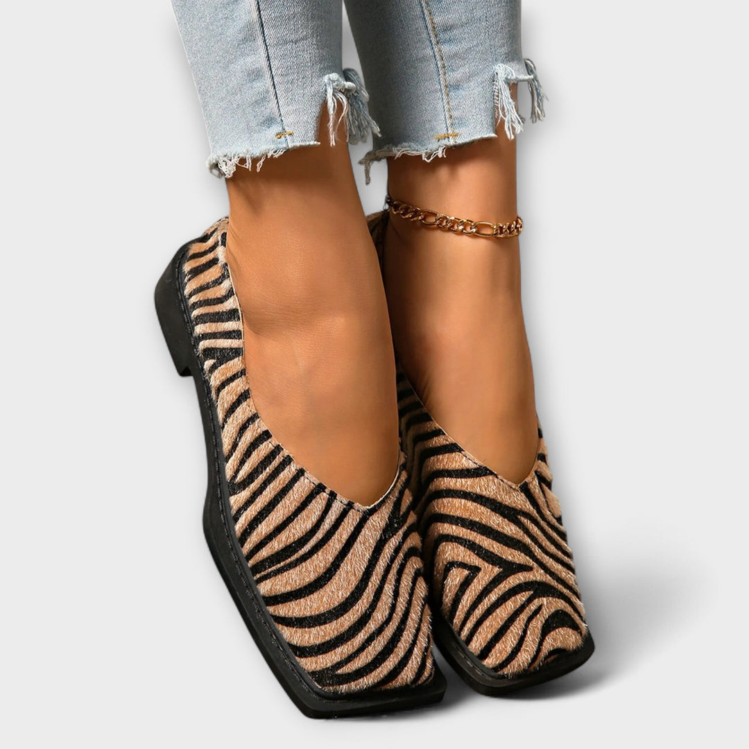 Ulani – Vrijetijdsschoenen met zebraprint