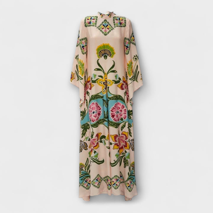 Lisa - Elegante Maxikleid met bloemendruk en vloeiend ontwerp