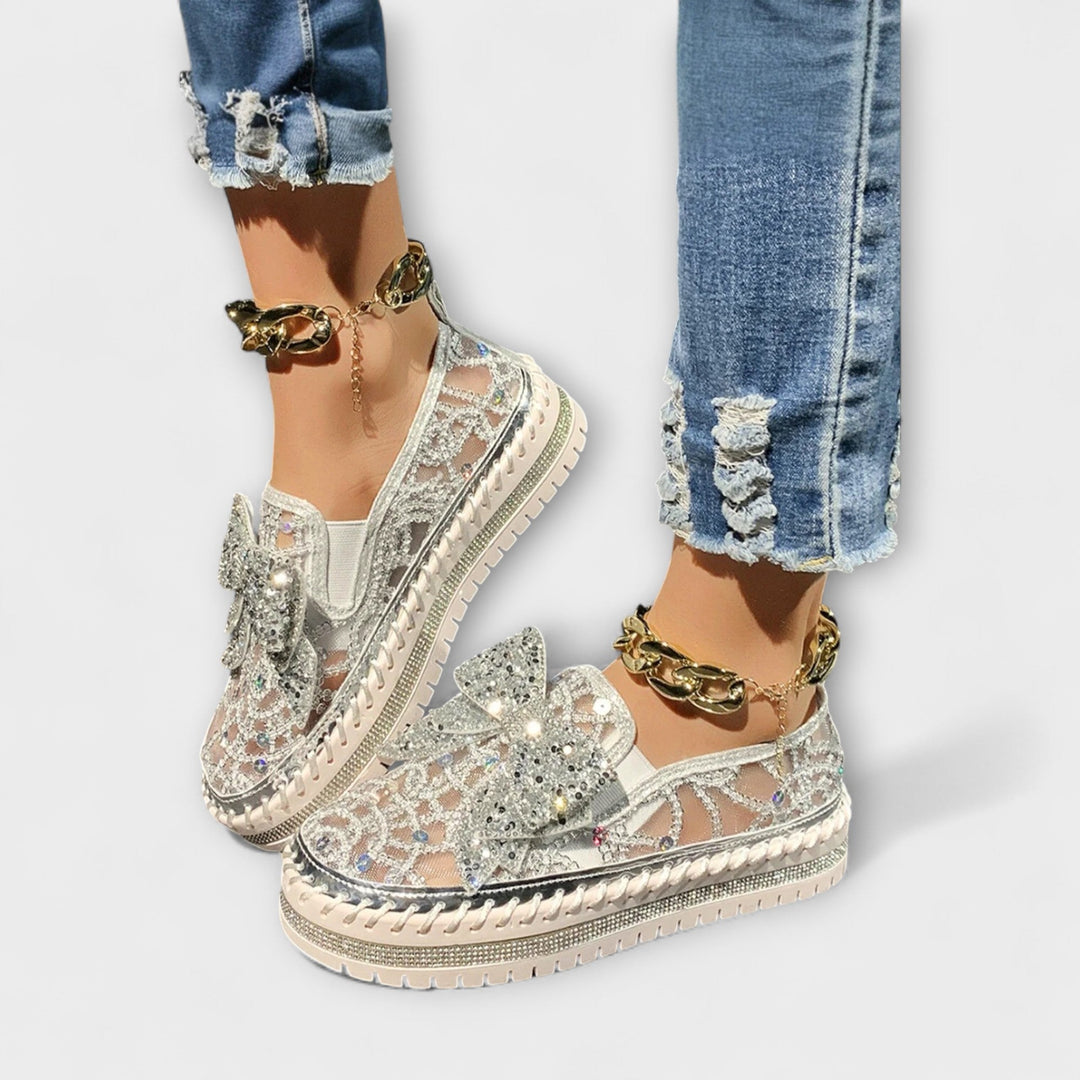 Rue – Loafer met Strasssteen-Lus