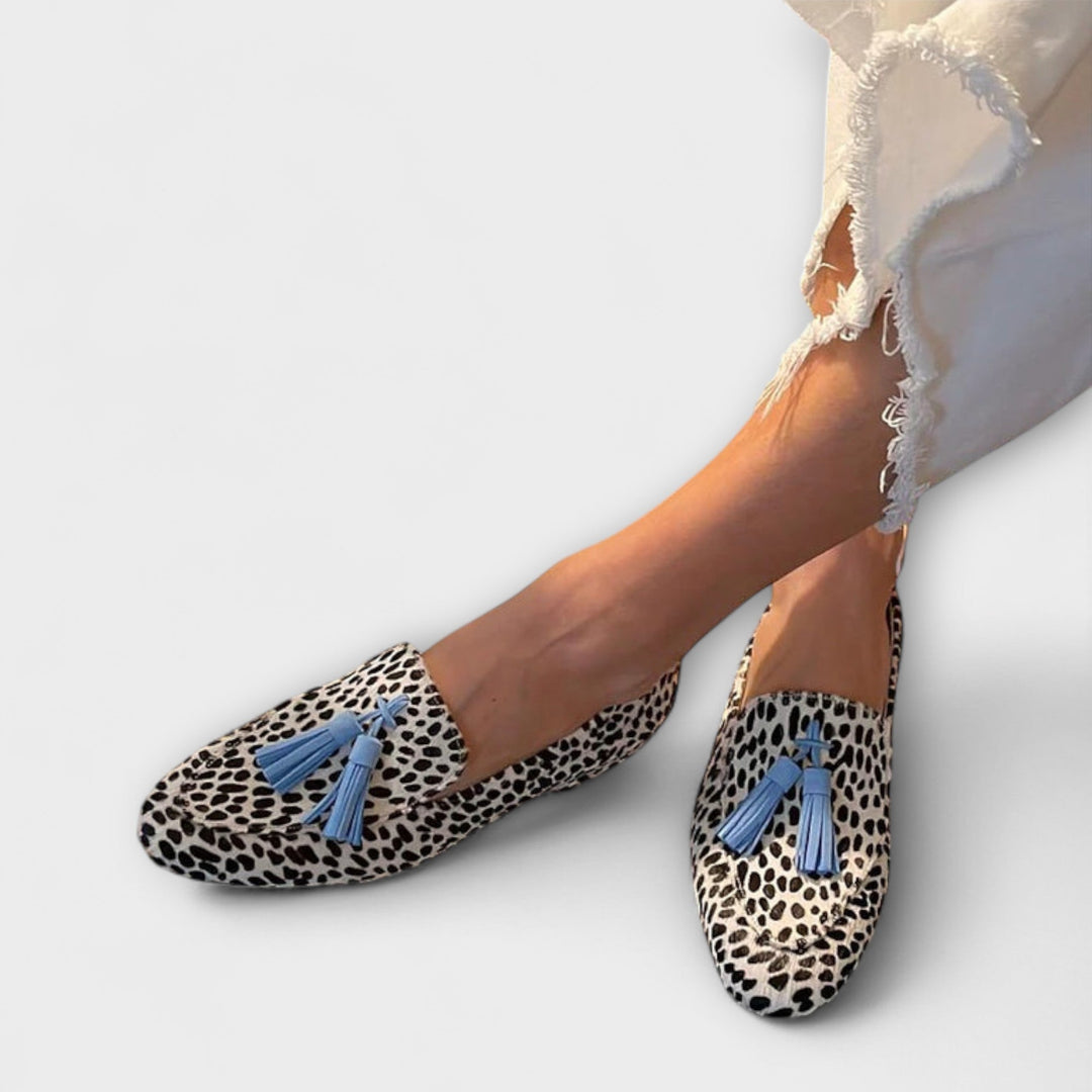 Romilly – Loafer met onregelmatig stippenpatroon