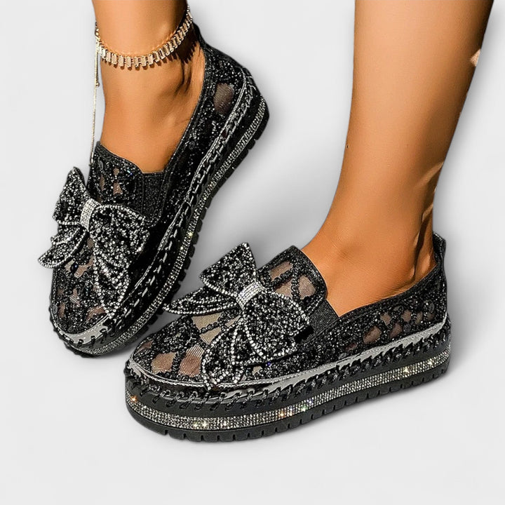 Rue – Loafer met Strasssteen-Lus