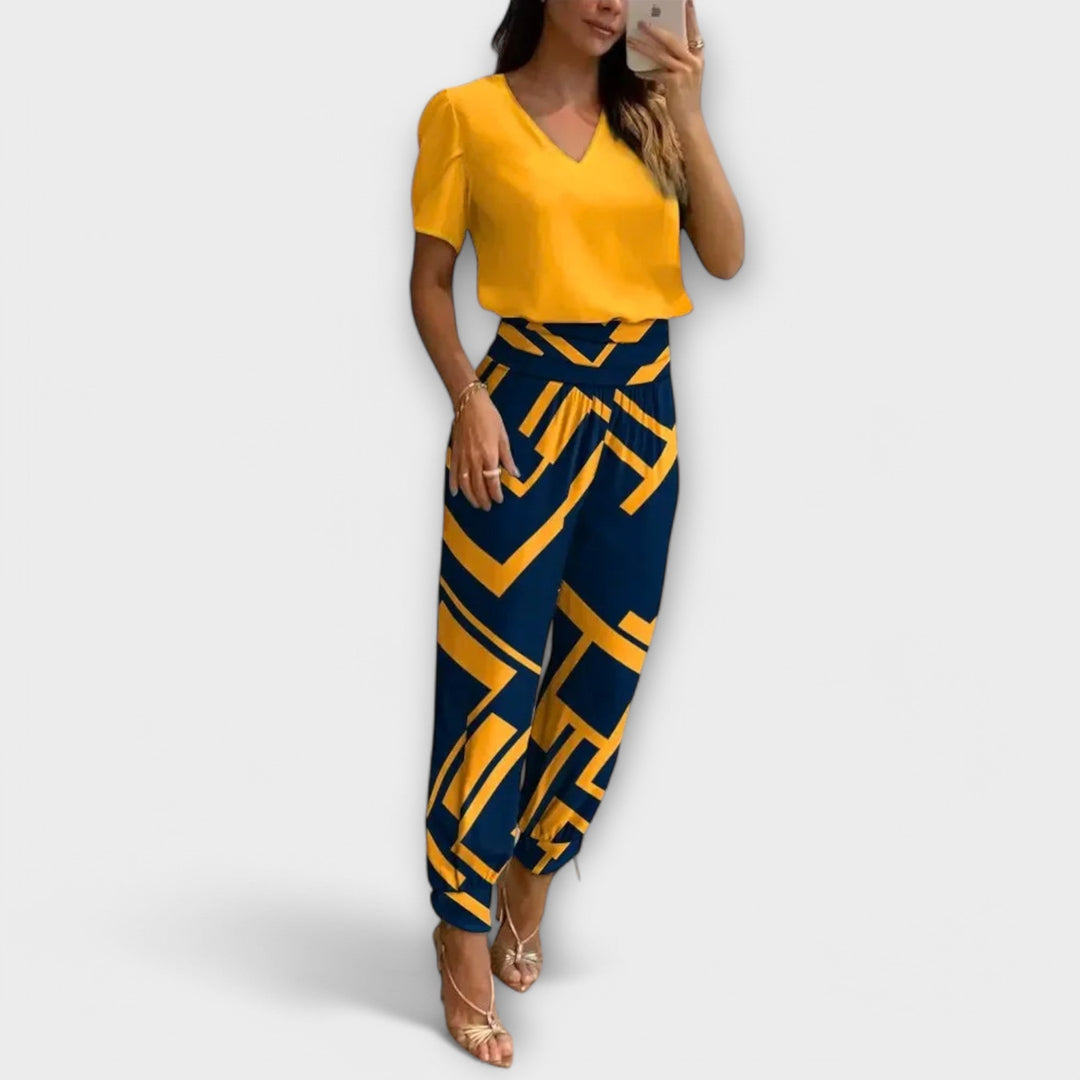 Irmelin – Elegante Set Met Top En Broek