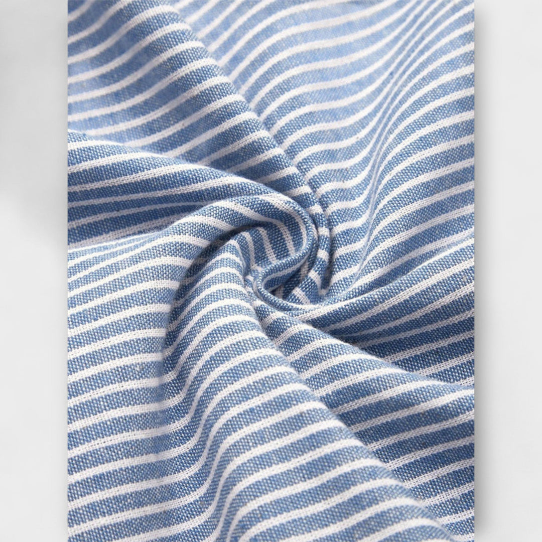 Luisa – Gestreept Premium-Midikleed