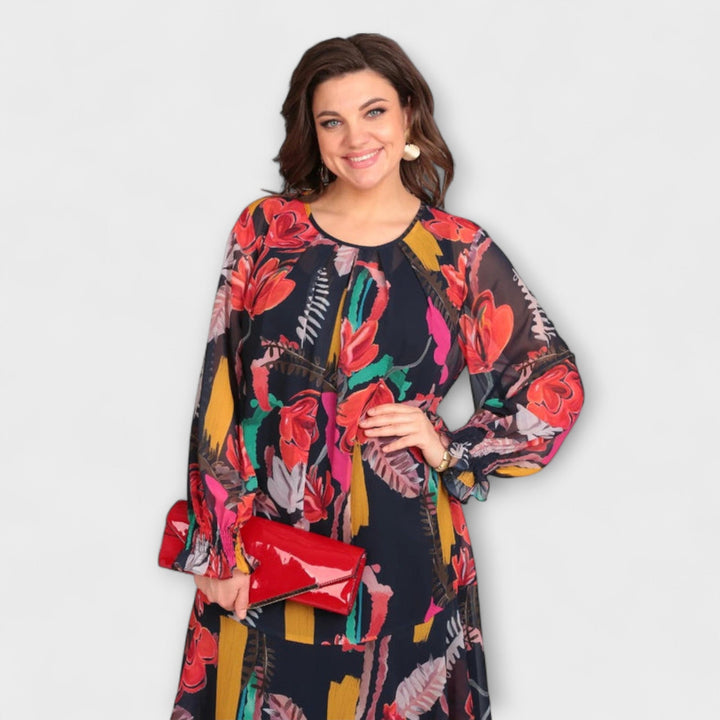 Caroline - Elegante Plus-Size-Jurk voor ultiem comfort