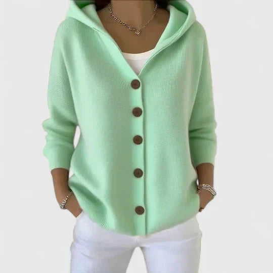 Pippa | Cardigan met kap en knopen voor dames