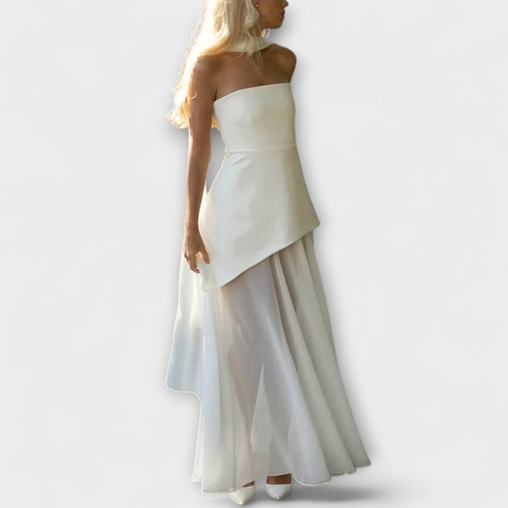 Goldie - Maxikleed van Chiffon