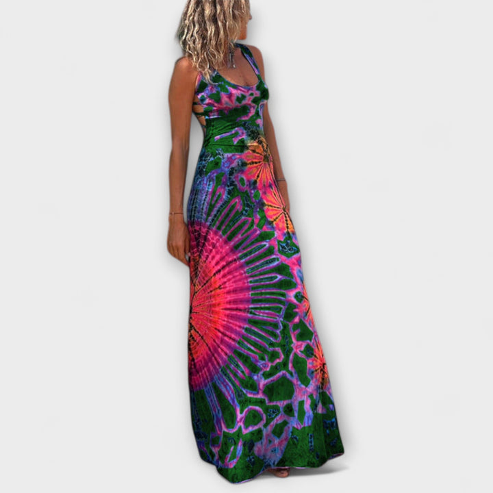 Ronja - La Bamba Tie-Dye Print Maxikleed