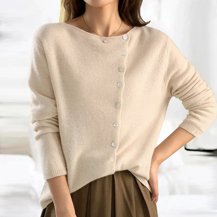 Thalia | Cardigan met V-hals en knopen voor dames
