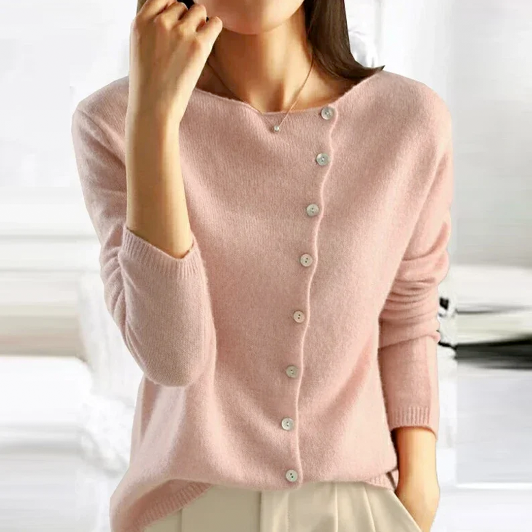 Thalia | Cardigan met V-hals en knopen voor dames