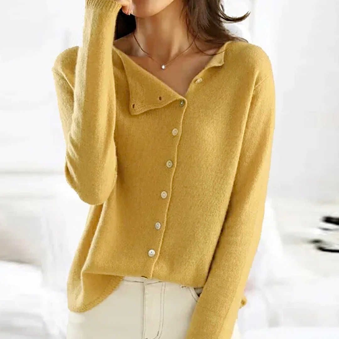 Thalia | Cardigan met V-hals en knopen voor dames