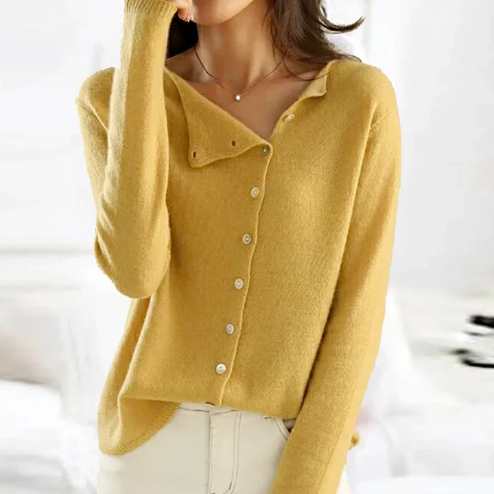 Thalia | Cardigan met V-hals en knopen voor dames