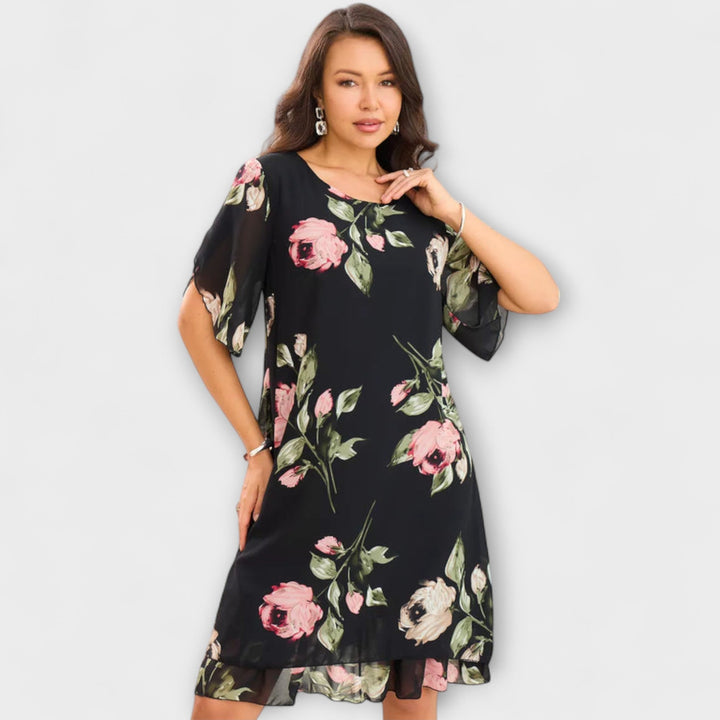Melin - Elegante Chiffonjurk