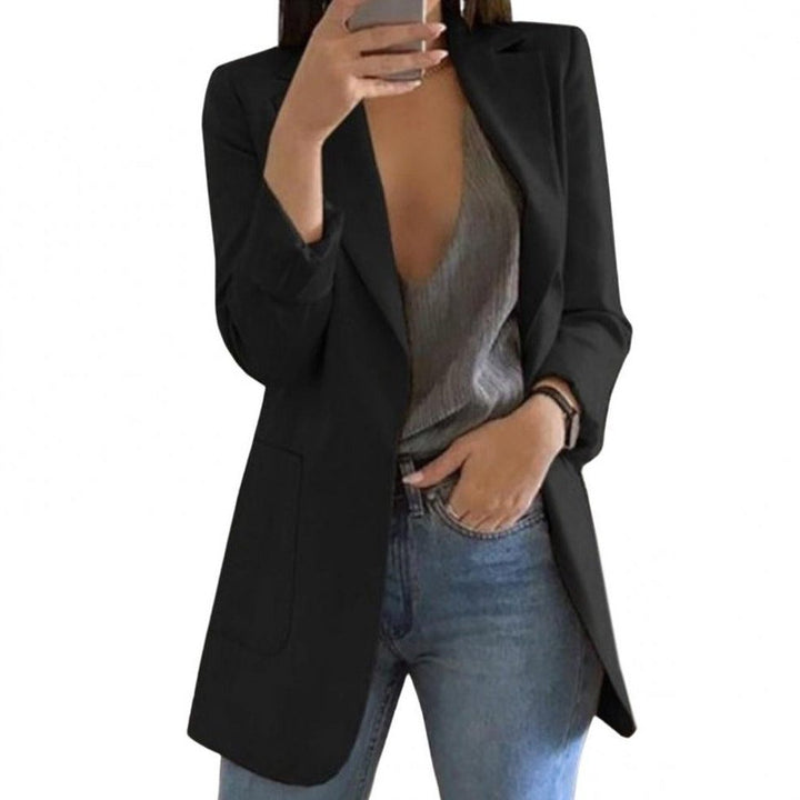 Fiorella | Oversized blazer met paspelzakken voor dames