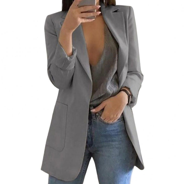 Fiorella | Oversized blazer met paspelzakken voor dames