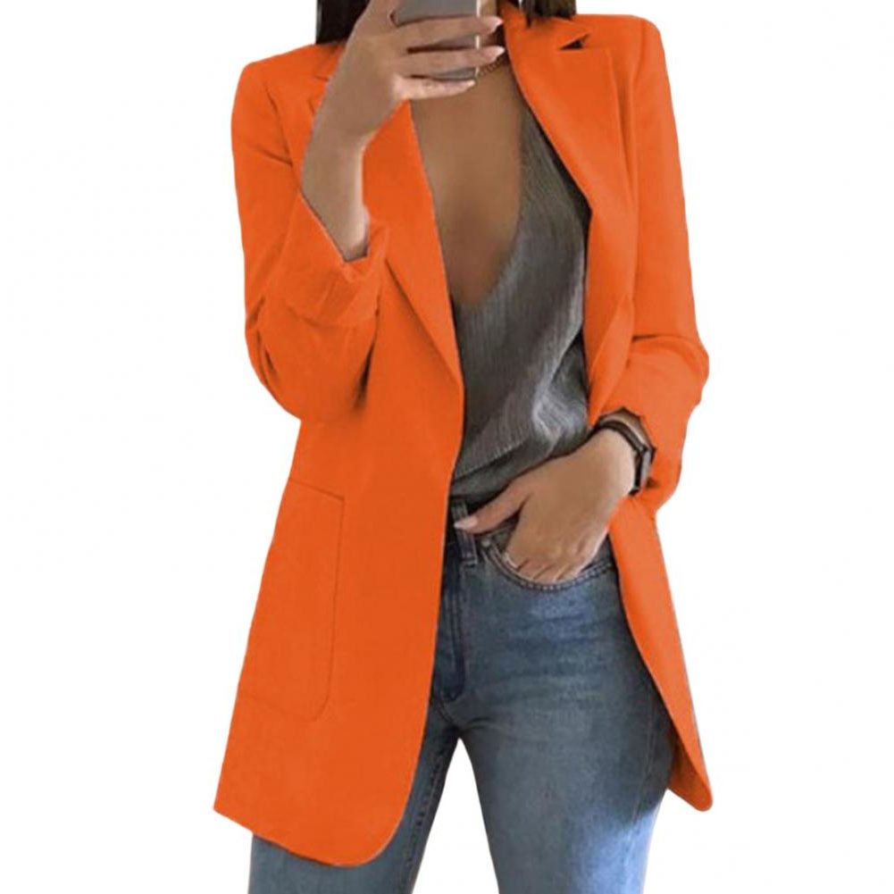 Fiorella | Oversized blazer met paspelzakken voor dames