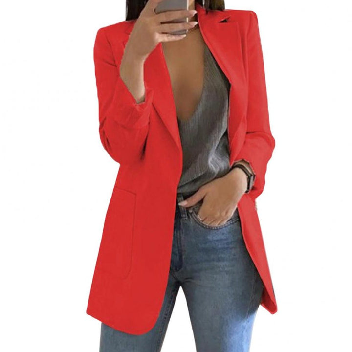 Fiorella | Oversized blazer met paspelzakken voor dames