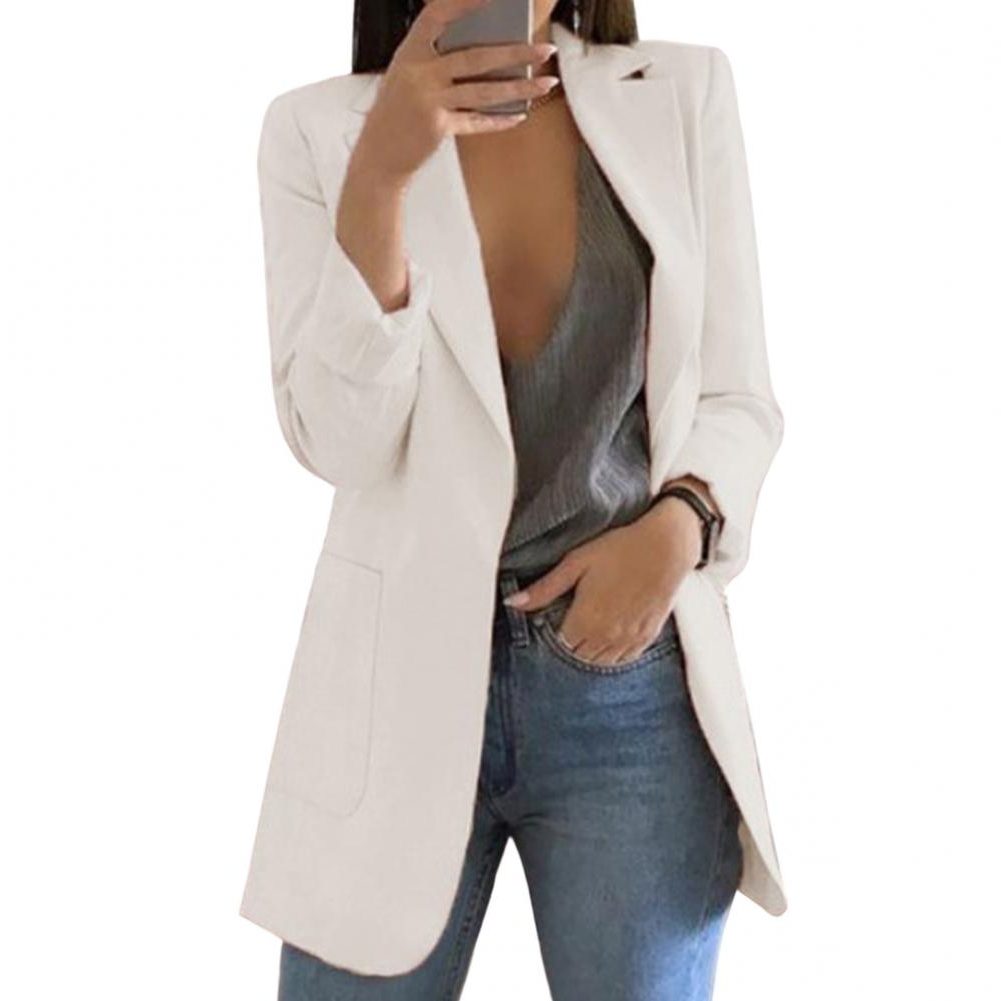 Fiorella | Oversized blazer met paspelzakken voor dames