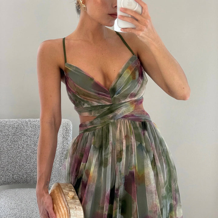 Margarida - Maxijurk met Bloemenprint