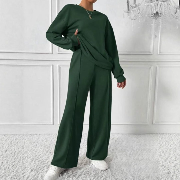 Hanne | Set met oversized sweater en broek met hoge taille voor dames