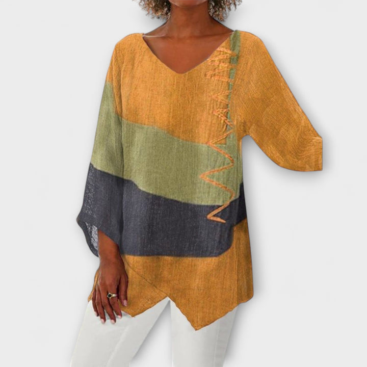 Chloe – Creatieve V-hals Tuniek