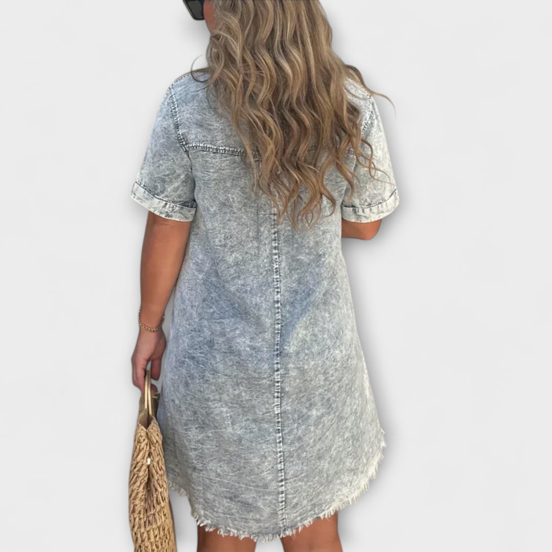 Vera - Casual Denim Hemdjurk