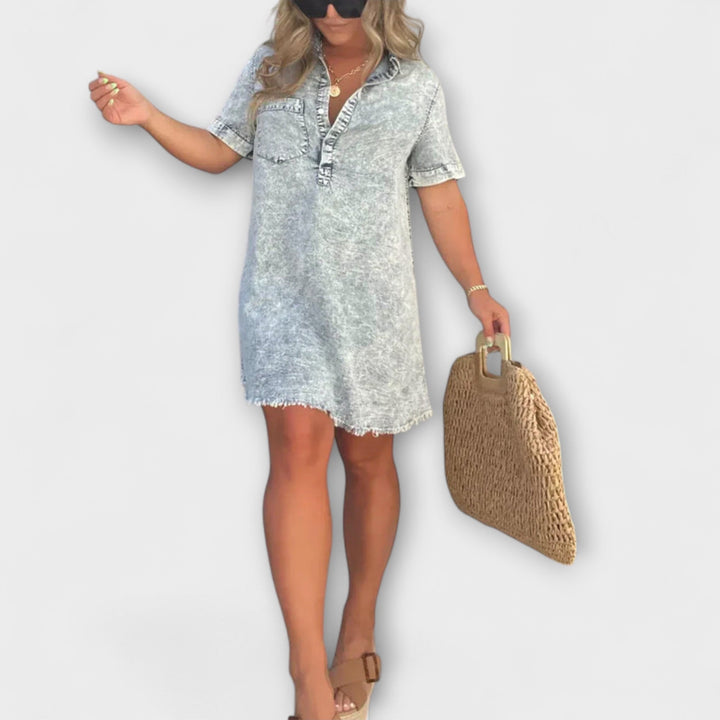 Vera - Casual Denim Hemdjurk