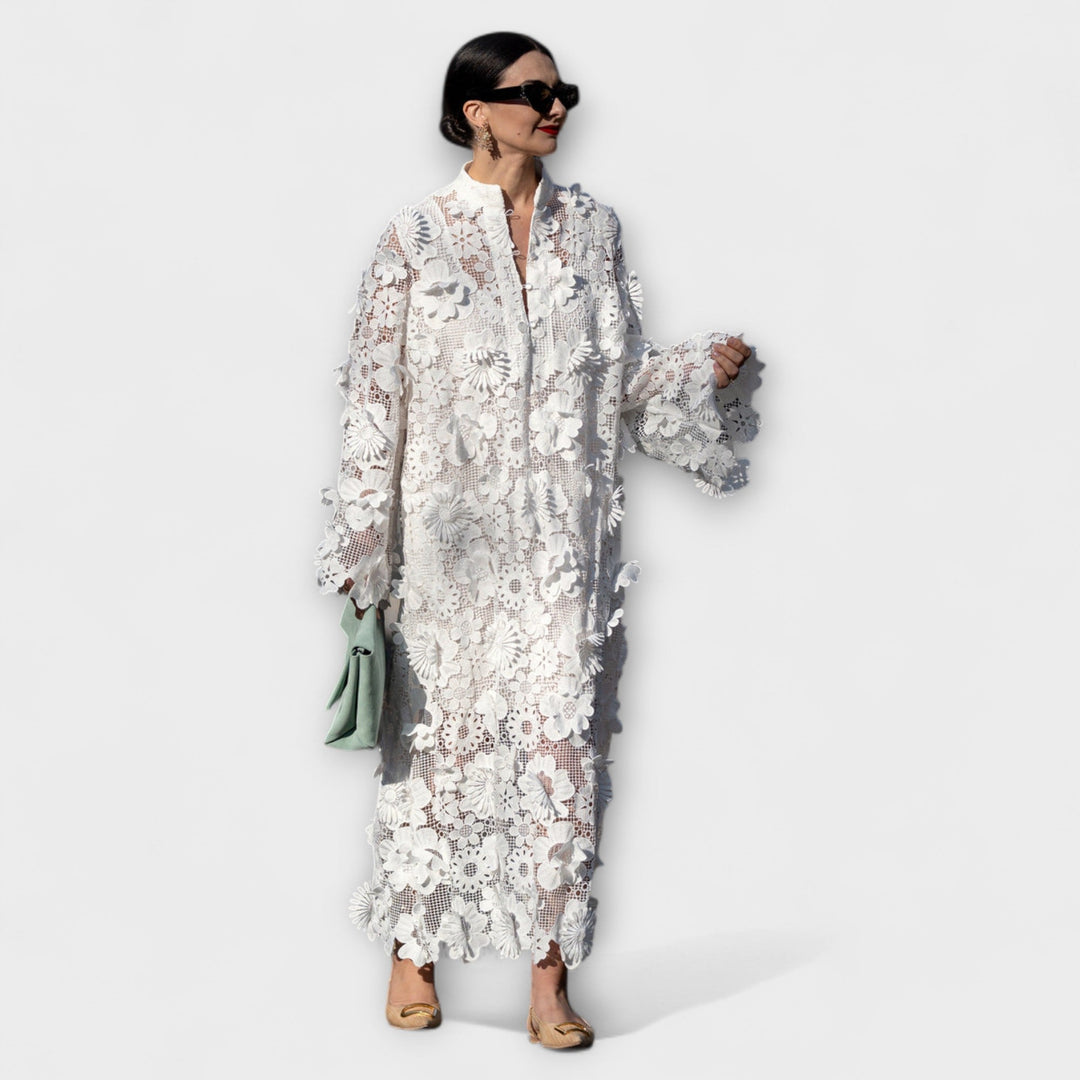 Yelira - Chic Witte Kantjurk