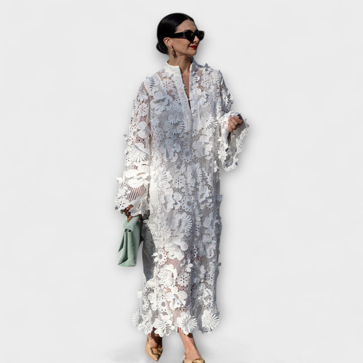 Yelira - Chic Witte Kantjurk