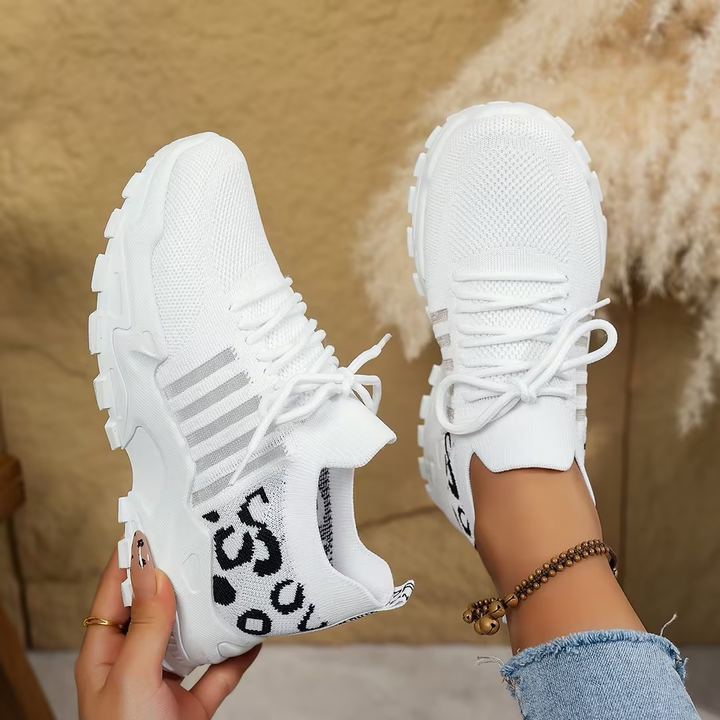 Hermance | Chunky mesh sneakers met veters voor dames