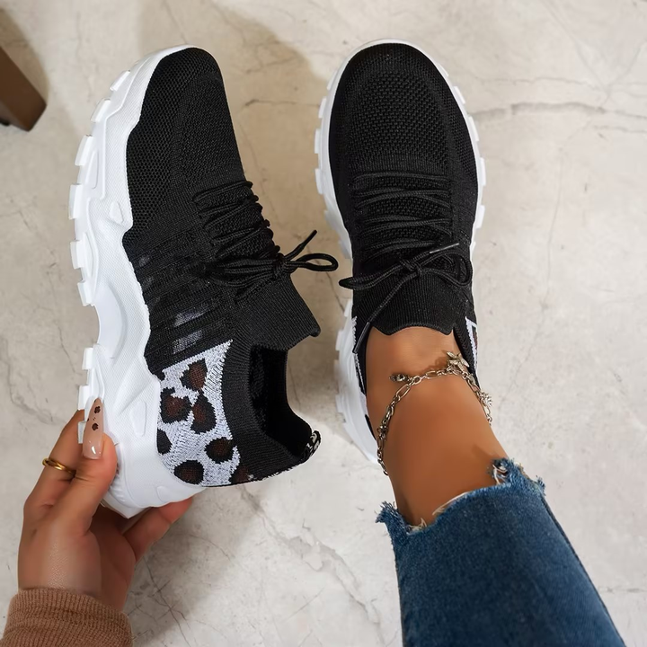 Hermance | Chunky mesh sneakers met veters voor dames