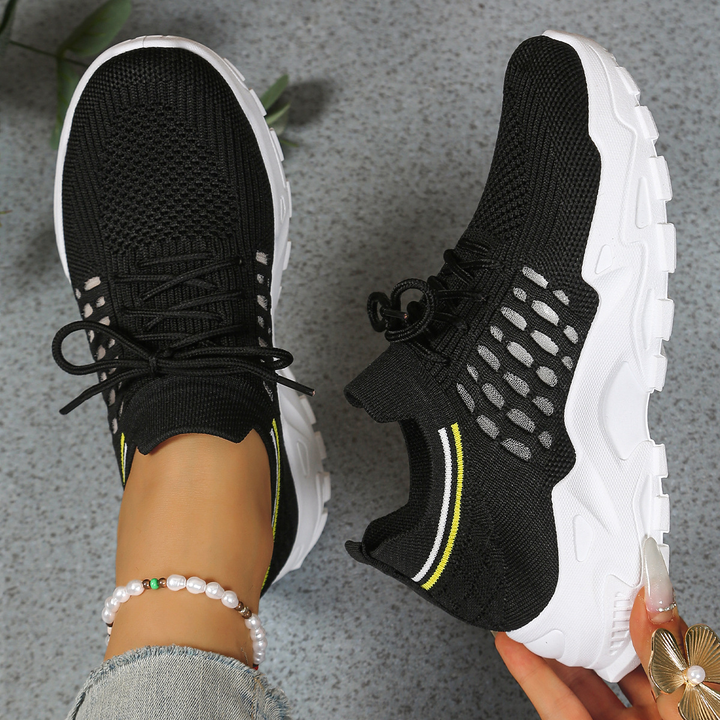 Hermance | Chunky mesh sneakers met veters voor dames