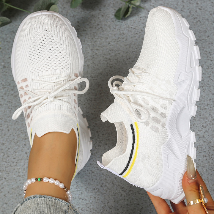 Hermance | Chunky mesh sneakers met veters voor dames