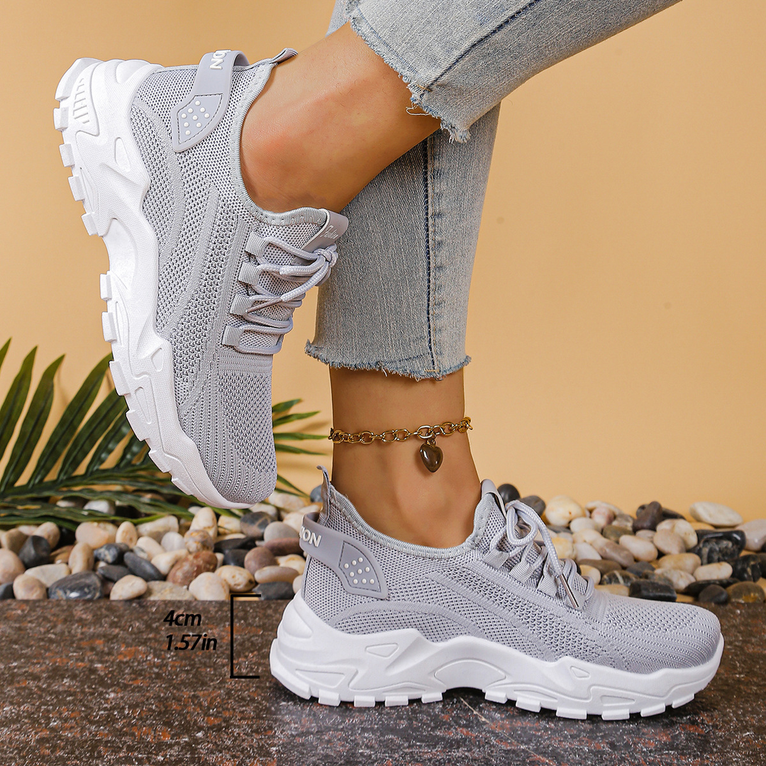 Hermance | Chunky mesh sneakers met veters voor dames
