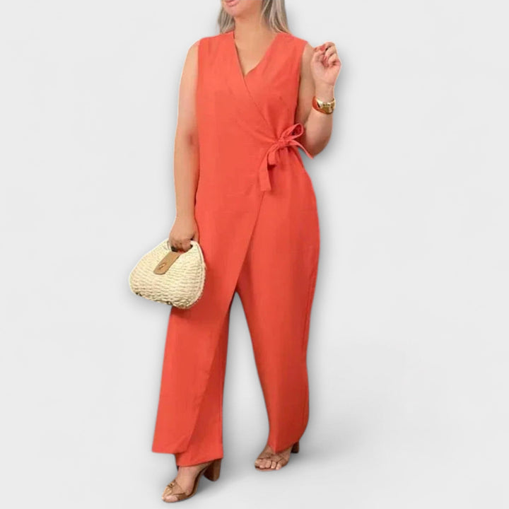Inés - Stijlvolle Jumpsuit met V-hals