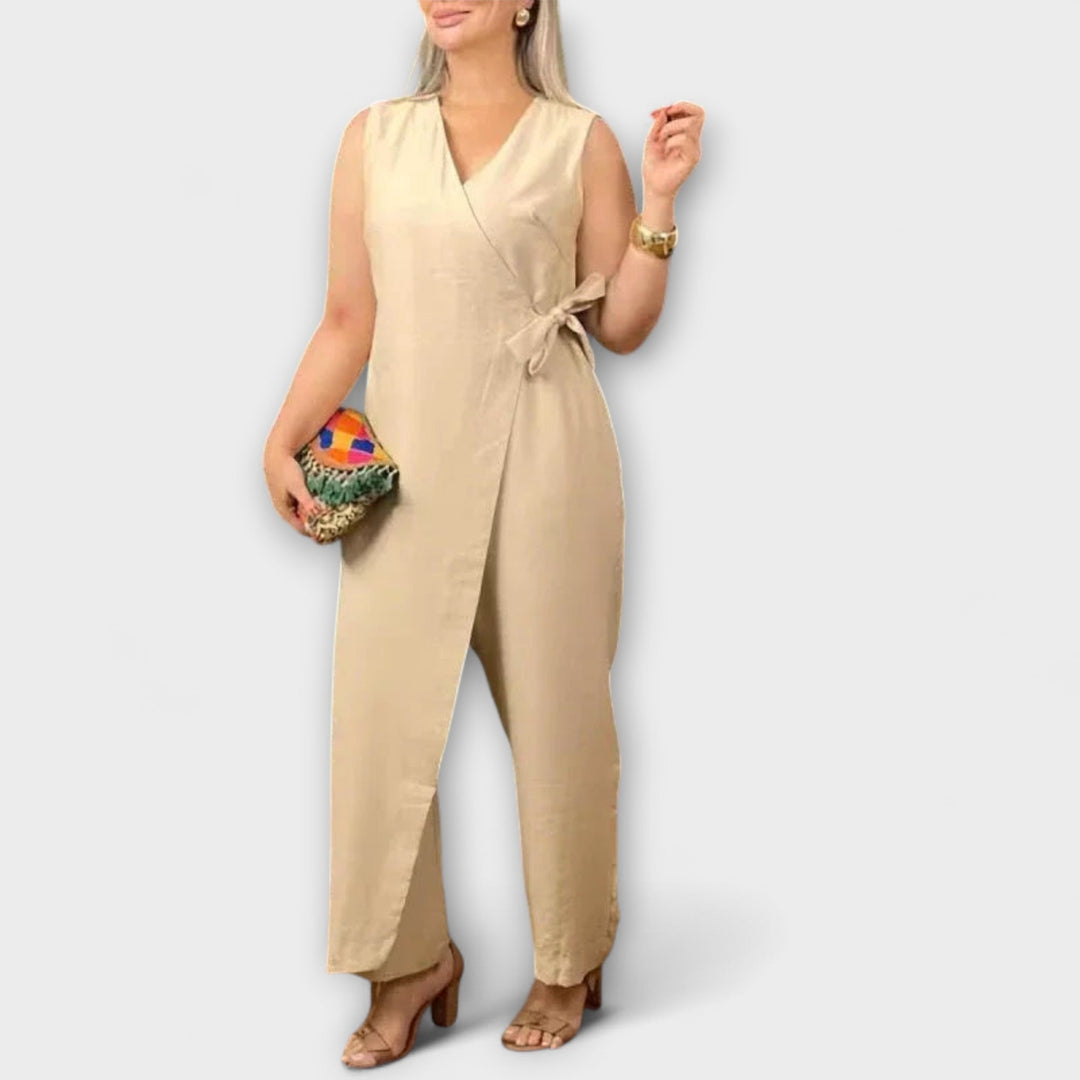 Inés - Stijlvolle Jumpsuit met V-hals