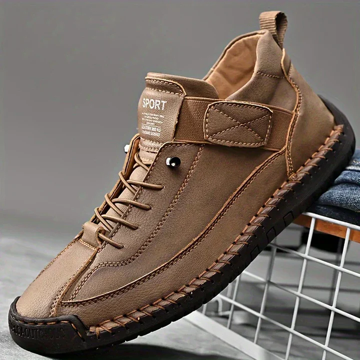 Alceste | Canvas sneakers met veters en siernaden voor dames