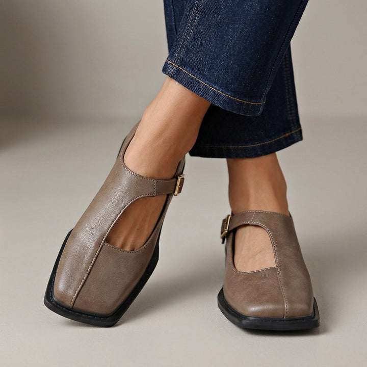 Rosalie – Mary Jane-schoenen met lage blokhak