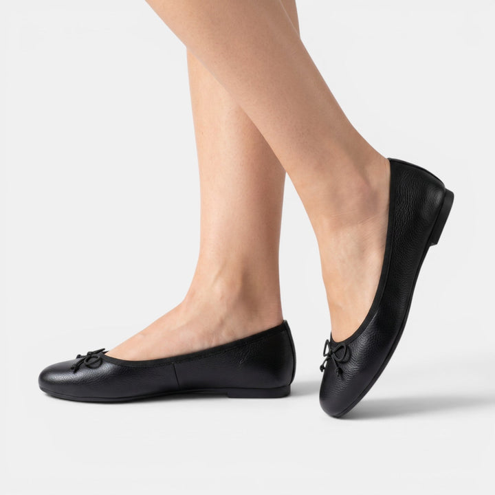 Dames Ballerina's | Zwart, Strikdetail | Comfortabel voor Elke Dag