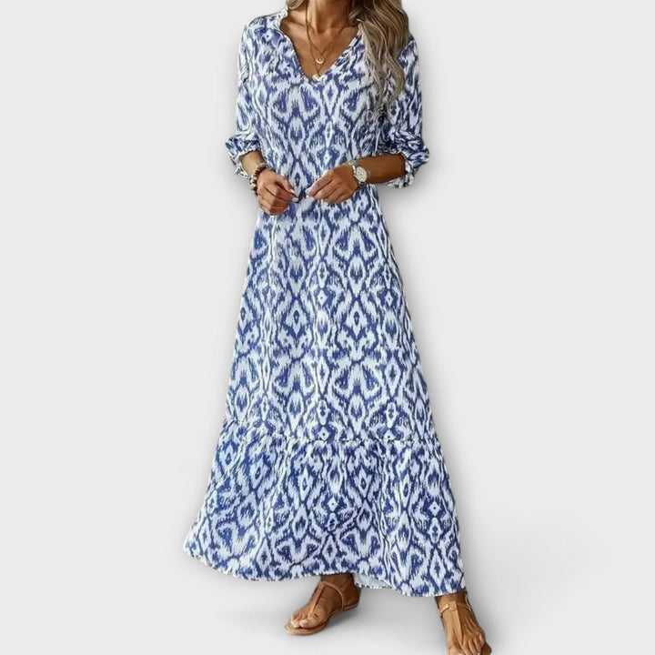 Elegante Dames-Maxikleed