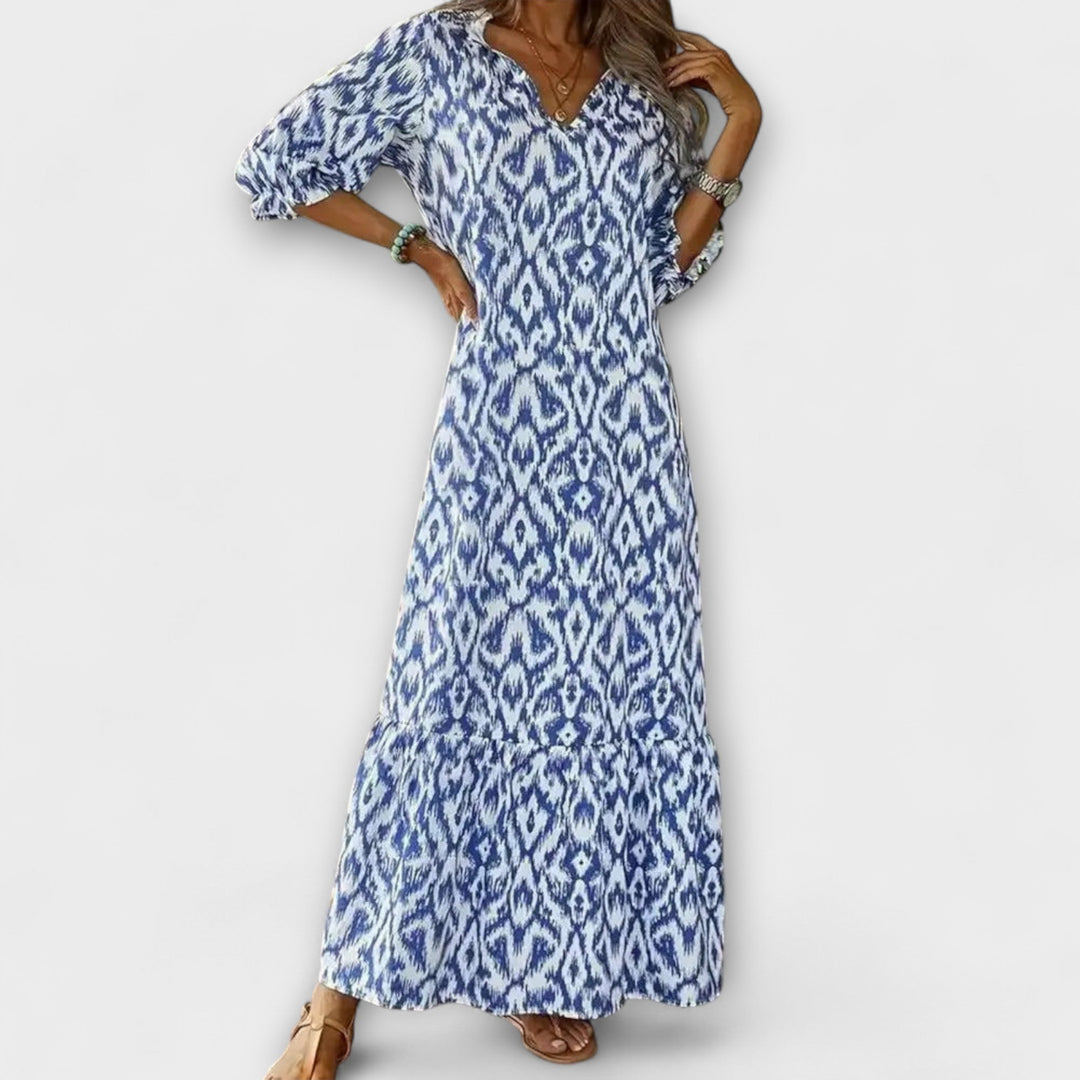 Elegante Dames-Maxikleed