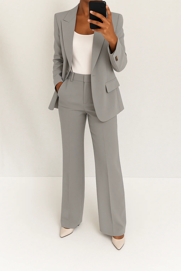 Carla | Broekpak met blazer en wijde broek voor dames