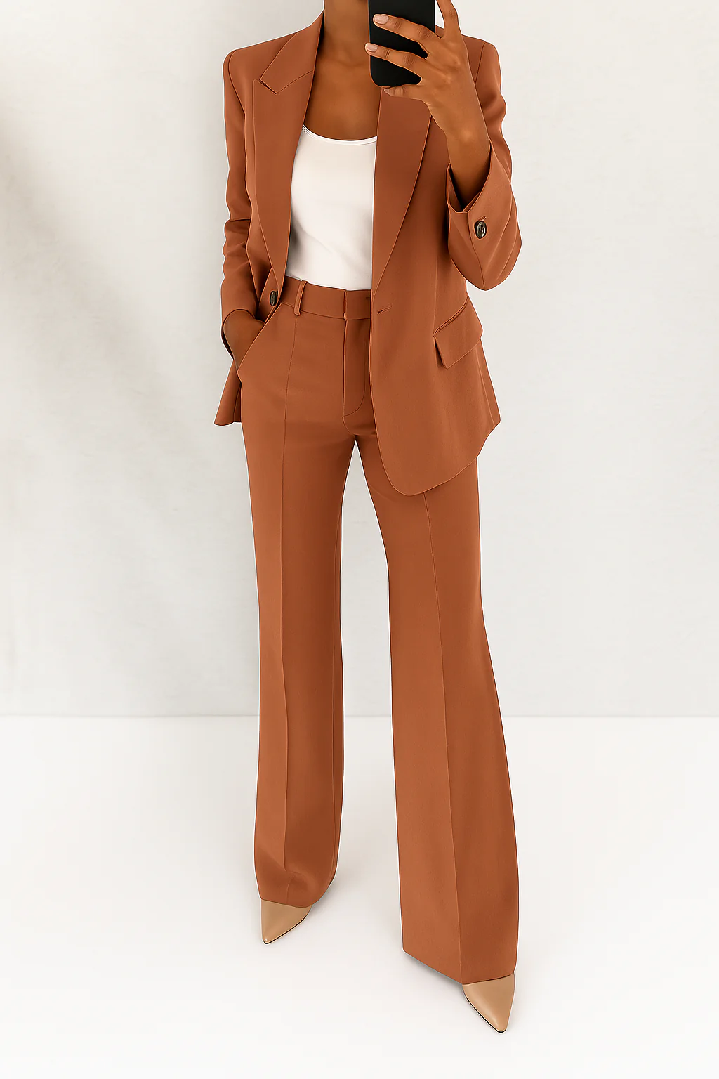 Carla | Broekpak met blazer en wijde broek voor dames