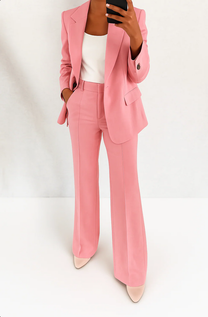 Carla | Broekpak met blazer en wijde broek voor dames