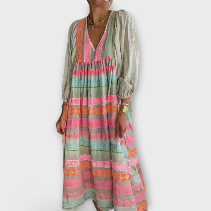 Hermine Vibrant Losse Jurk