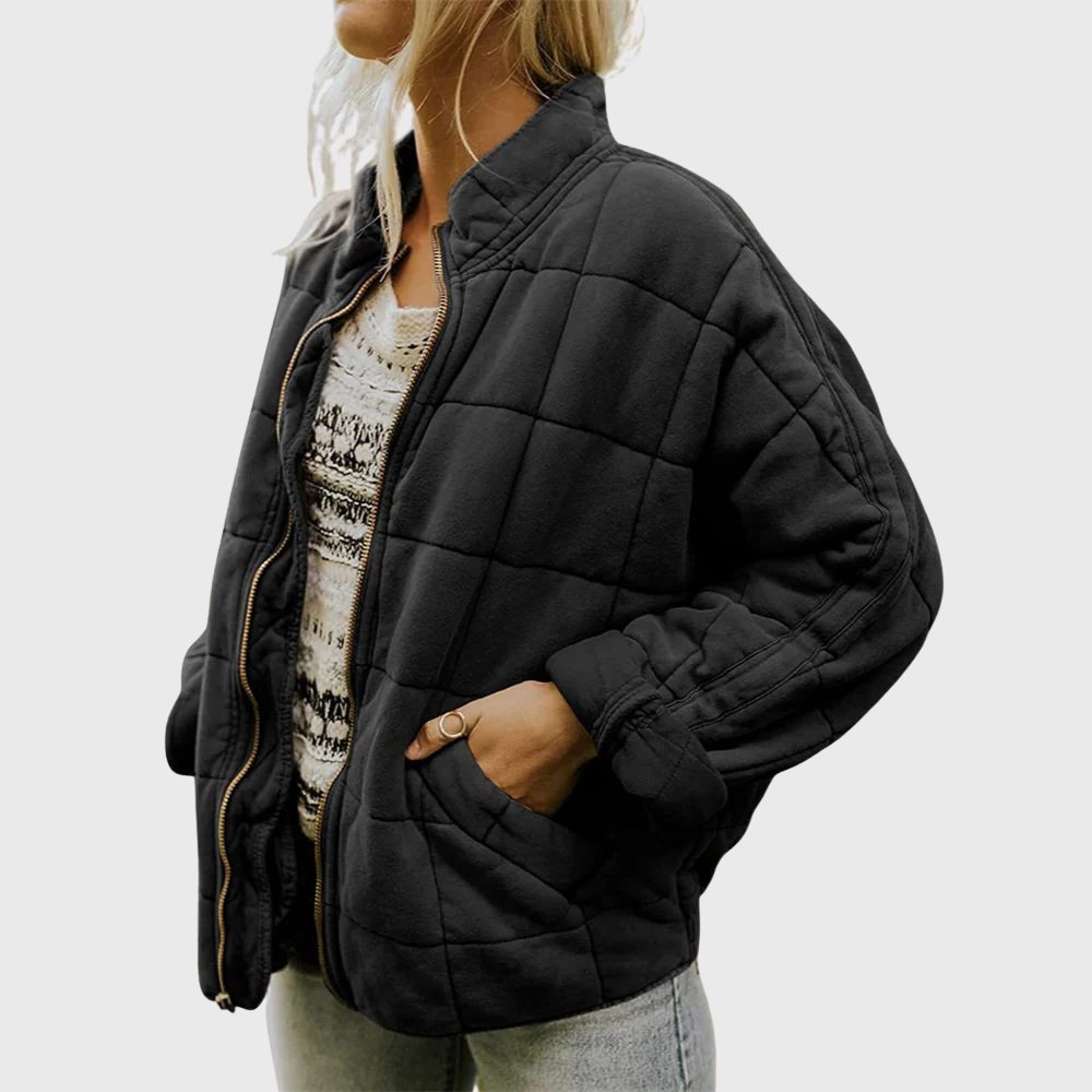 Nina | Oversized gewatteerd bomberjack voor dames