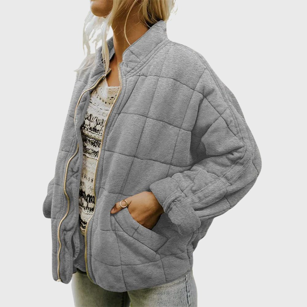 Nina | Oversized gewatteerd bomberjack voor dames